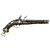 French Antique Flintlock Pistol 3D model small image 1