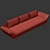 Introducing the Luxe Canyon Sofa 3D model small image 2