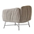 Jolie Armchair: Elegant Comfort for Your Home 3D model small image 3