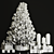 Festive Christmas Decorative Tree 3D model small image 5