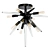 Modern Sputnik Ariel 8: 26" Semi Flush 3D model small image 1