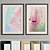 Modern Art Frame A22 - 50x70cm 3D model small image 2