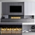 Contemporary TV Stand: 289cm H x 500cm W x 50cm L 3D model small image 1