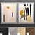 Modern Art Frame Set 3D model small image 1