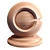 Versatile Veneered Wood Material 3D model small image 1