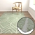 Luxury Carpet Set - High-Quality Textures 3D model small image 5