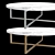 Sleek Torano Round Coffee Table 3D model small image 2