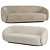 Eichholtz Swivel Brice Sofa: Luxury and Versatility in One 3D model small image 1