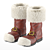Festive Santa Claus Boots 3D model small image 3