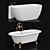 Luxury Bath Set by BelBagno 3D model small image 2