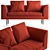 Mell Lounge: A Modern Polygone 3D model small image 4