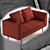 Mell Lounge: A Modern Polygone 3D model small image 5