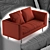 Mell Lounge: A Modern Polygone 3D model small image 7