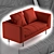 Mell Lounge: A Modern Polygone 3D model small image 10