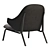 Elegant Diva Lounge Armchair 3D model small image 3