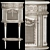 Elegant Versailles Nightstand 3D model small image 1