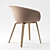 Elegant Duna 02 Wood Chair 3D model small image 4