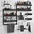 Modern Bathroom Accessory Set 3D model small image 5