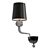 Venezia Wall Lamp in Black 3D model small image 1