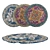 Versatile Round Carpets Set 3D model small image 1