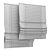 Elegant Roman Blind 85 3D model small image 3