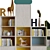 Playful Decor Collection: Books, Vase, Frame and More 3D model small image 10