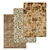 Title: Luxury Textured Carpet Set 3D model small image 1