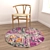 Round Carpet Set: Versatile and Stunning 3D model small image 4