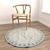 Round Carpet Set: Versatile and Realistic Options 3D model small image 4