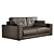 Italian Keoma Safira Double Sofa 3D model small image 1