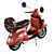 2014 Moto Vespa Bike: Classic Styling, Superior Performance 3D model small image 4