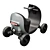 GLM: Futuristic Electric Scooter 3D model small image 4