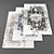 6-Piece High-Resolution Carpet Collection 3D model small image 1