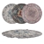 Round Carpets Set 173 - Variety and Versatility for Stunning Renders 3D model small image 1