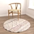 Elegant Round Carpet Set 3D model small image 4