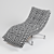 Sakura Recliner Chair: Stylish Comfort 3D model small image 3