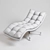 Sakura Recliner Chair: Stylish Comfort 3D model small image 8