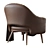 Sleek Deephouse Armchair 3D model small image 4