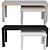 Lack Ikea - Modern Two-piece Table Set 3D model small image 1