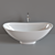 Elegant IO Freestanding Bathtub 3D model small image 1