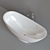 Elegant IO Freestanding Bathtub 3D model small image 2
