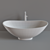 Elegant IO Freestanding Bathtub 3D model small image 4