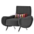 Cassina2: Elegant Marco Zanuso Chair 3D model small image 1