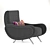 Cassina2: Elegant Marco Zanuso Chair 3D model small image 3