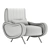 Cassina2: Elegant Marco Zanuso Chair 3D model small image 5