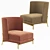 Aster Gae Armchair: Modern Elegance 3D model small image 1