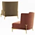 Aster Gae Armchair: Modern Elegance 3D model small image 2