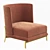Aster Gae Armchair: Modern Elegance 3D model small image 3