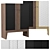 Stripped Walnut Chest: Replace Drawers 3D model small image 1