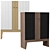 Stripped Walnut Chest: Replace Drawers 3D model small image 3